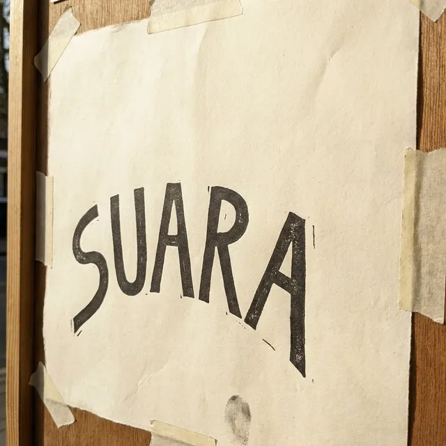 [object Object] — Letterforms stretched and nudged by hand. Signed, not set.
